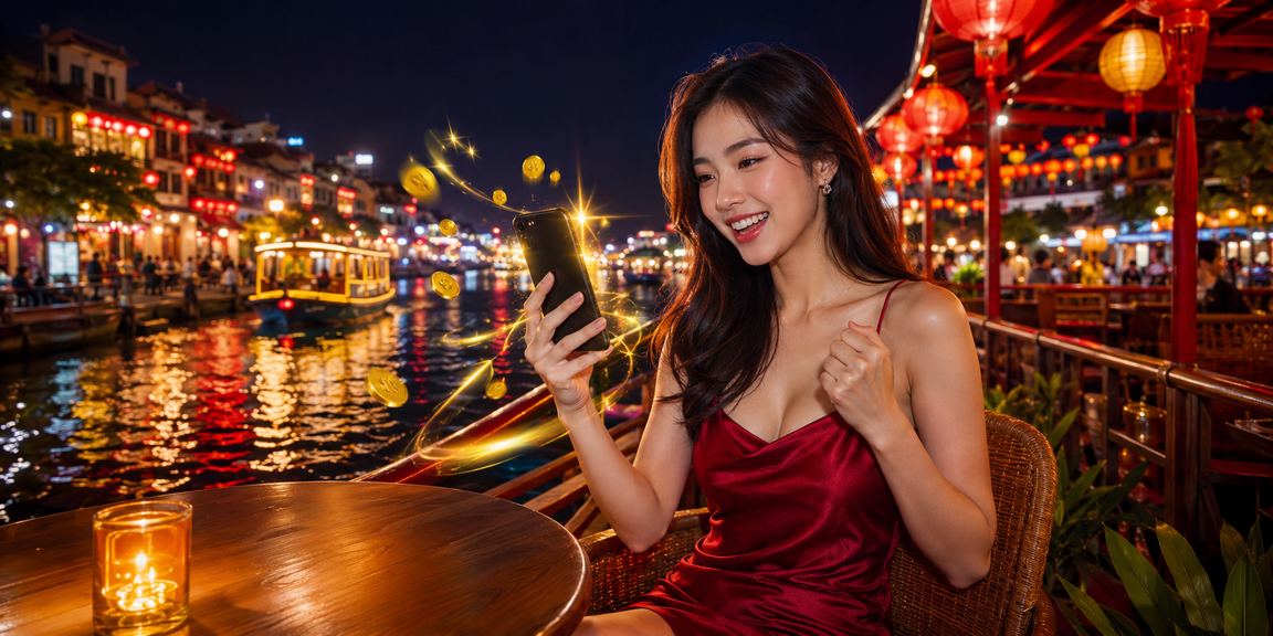 Người dùng tại Hà Nội duyệt cổng casino bằng điện thoại trong quán cà phê